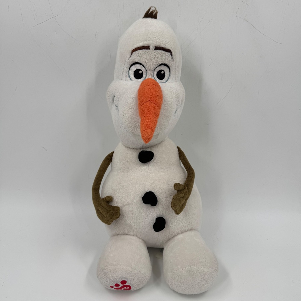 Build-A-Bear Olaf Plush Disney Frozen Unisex 18" White Snowman Stuffed 2014‎